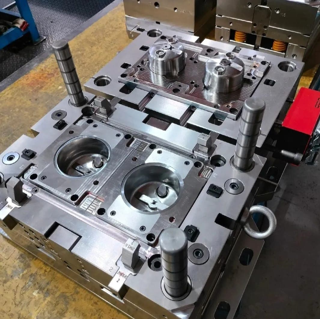 DJ Plastics precision injection mold tooling on the production floor